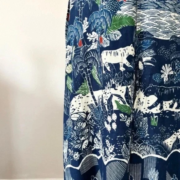 FARM Rio Blue and White Midi Dress - Picture 7 of 13